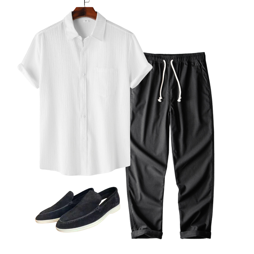 Santorini™ Linen Set & Loafers