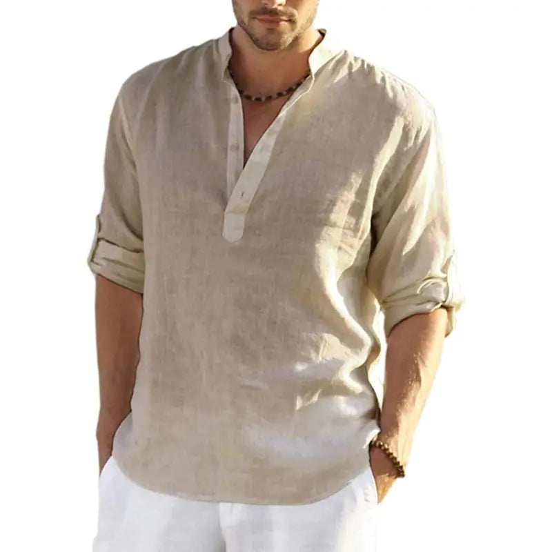 Linen Long Sleeve Shirt