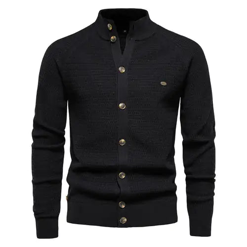 Button Mock Neck