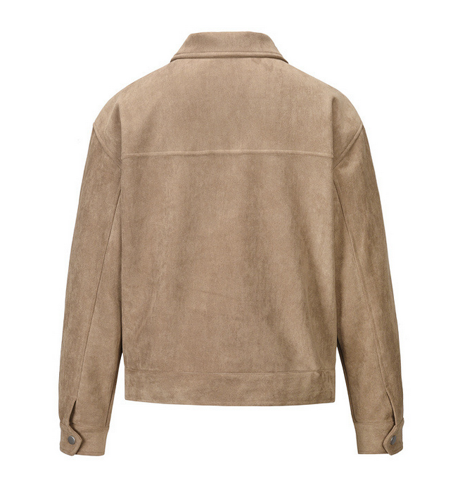 Boxy Suede Jacket