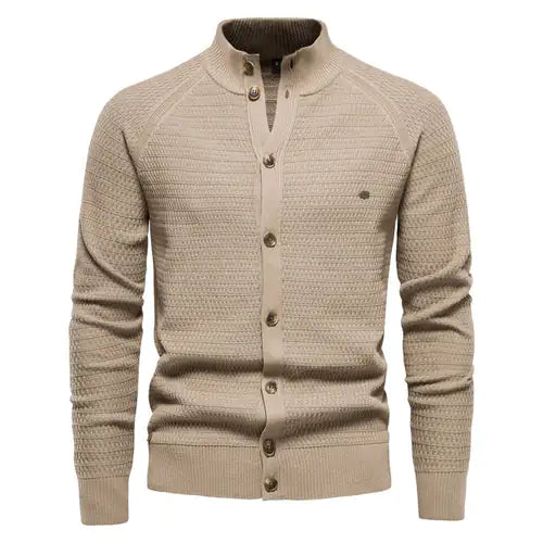 Button Mock Neck